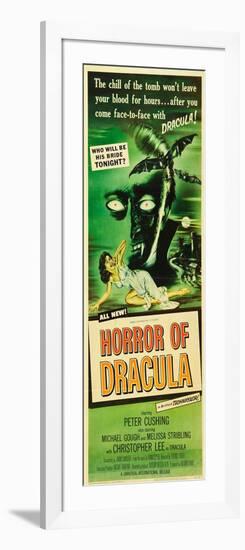Horror of Dracula, Melissa Stribling, Christopher Lee, 1958-null-Framed Art Print