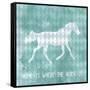 Horse 2-Erin Clark-Framed Stretched Canvas