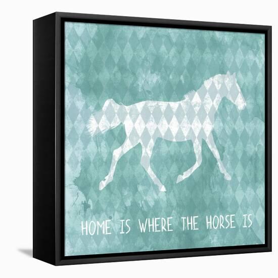 Horse 2-Erin Clark-Framed Stretched Canvas