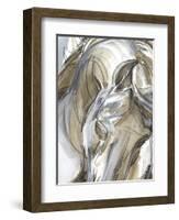 Horse Abstraction I-null-Framed Art Print