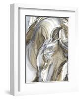 Horse Abstraction I-null-Framed Art Print