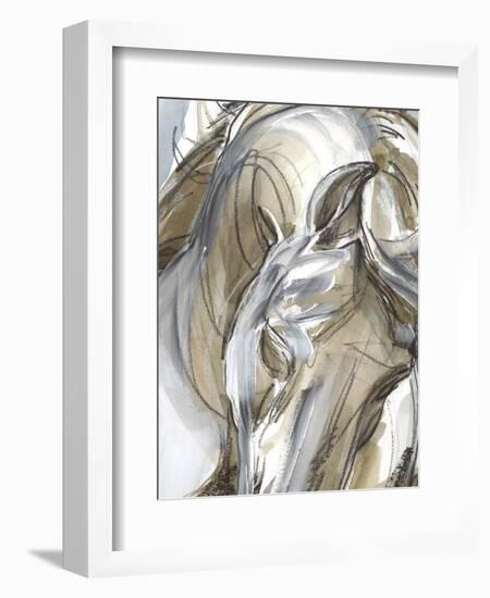 Horse Abstraction I-null-Framed Art Print