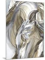 Horse Abstraction I-null-Mounted Art Print