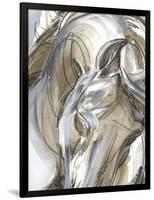 Horse Abstraction I-null-Framed Art Print