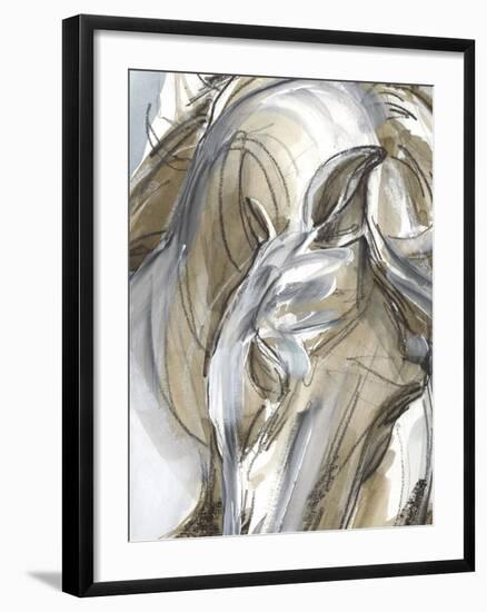 Horse Abstraction I-null-Framed Art Print