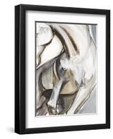 Horse Abstraction II-null-Framed Art Print