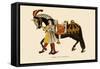 Horse and Attendant-H. Shaw-Framed Stretched Canvas