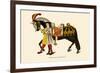 Horse and Attendant-H. Shaw-Framed Art Print