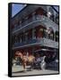 Horse and Carriage in the French Quarter, New Orleans, Louisiana, USA-Adina Tovy-Framed Stretched Canvas