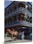 Horse and Carriage in the French Quarter, New Orleans, Louisiana, USA-Adina Tovy-Mounted Photographic Print