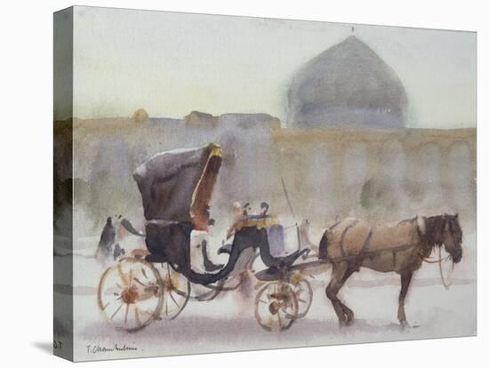 Horse and Carriage, Naghshe Jahan Square, Isfahan-Trevor Chamberlain-Stretched Canvas
