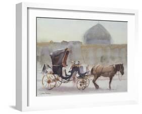 Horse and Carriage, Naghshe Jahan Square, Isfahan-Trevor Chamberlain-Framed Giclee Print