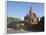 Horse and Cart by Buddhist Temples of Bagan, Myanmar (Burma)-Julio Etchart-Framed Photographic Print