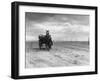Horse and Cart on Sands-null-Framed Photographic Print