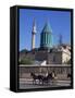 Horse and Cart Passes the Mevlana Tekke Museum, Konya, Anatolia, Turkey-Woolfitt Adam-Framed Stretched Canvas