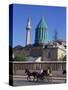 Horse and Cart Passes the Mevlana Tekke Museum, Konya, Anatolia, Turkey-Woolfitt Adam-Stretched Canvas
