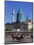 Horse and Cart Passes the Mevlana Tekke Museum, Konya, Anatolia, Turkey-Woolfitt Adam-Mounted Photographic Print