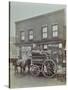 Horse and Cart with Sacks of Vegetables, Bow, London, 1900-null-Stretched Canvas