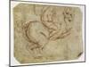 Horse and Cavalier-Leonardo da Vinci-Mounted Giclee Print