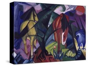 Horse and Eagle, 1912-Franz Marc-Stretched Canvas