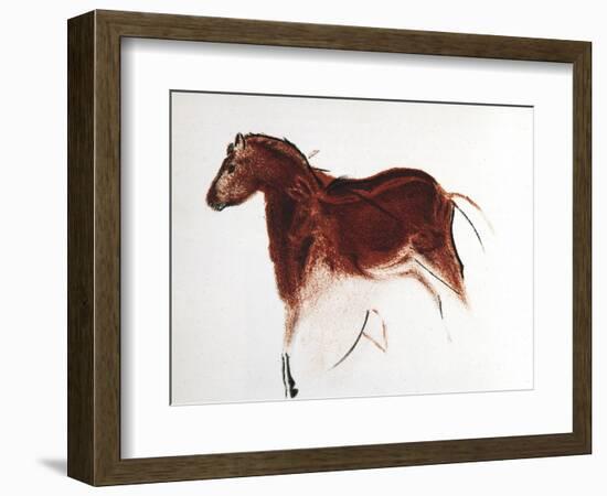 Horse and Hind, Palaeolithic Cave Painting from Altamira, Southern Spain, C16,000-C9000 Bc-null-Framed Giclee Print