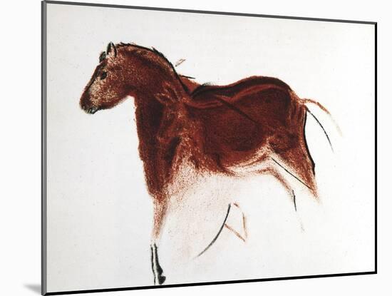 Horse and Hind, Palaeolithic Cave Painting from Altamira, Southern Spain, C16,000-C9000 Bc-null-Mounted Giclee Print