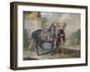 Horse and Horseman of Imperial Stables-null-Framed Giclee Print