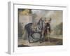 Horse and Horseman of Imperial Stables-null-Framed Giclee Print