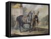 Horse and Horseman of Imperial Stables-null-Framed Stretched Canvas