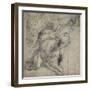 Horse and Rider Falling, C. 1537-Titian (Tiziano Vecelli)-Framed Giclee Print