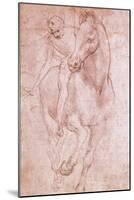 Horse and Rider-Leonardo da Vinci-Mounted Giclee Print