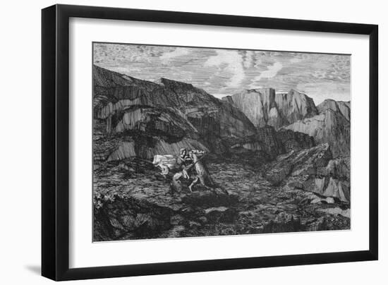 Horse and Rider-Odilon Redon-Framed Giclee Print