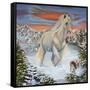 Horse and the Hare-Sue Clyne-Framed Stretched Canvas