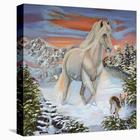 Horse and the Hare-Sue Clyne-Stretched Canvas