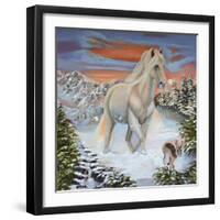 Horse and the Hare-Sue Clyne-Framed Giclee Print