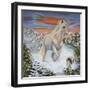 Horse and the Hare-Sue Clyne-Framed Giclee Print