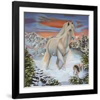 Horse and the Hare-Sue Clyne-Framed Giclee Print