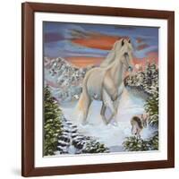 Horse and the Hare-Sue Clyne-Framed Giclee Print