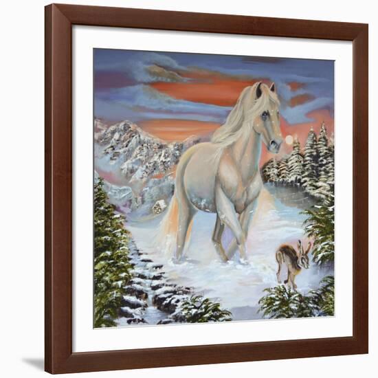Horse and the Hare-Sue Clyne-Framed Giclee Print