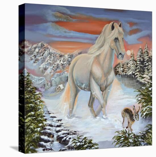 Horse and the Hare-Sue Clyne-Stretched Canvas