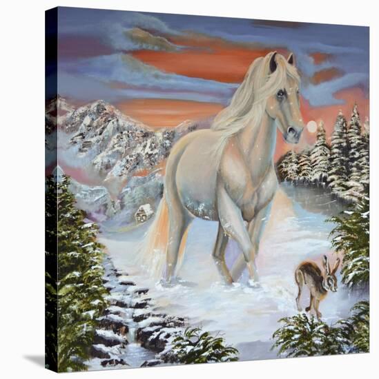 Horse and the Hare-Sue Clyne-Stretched Canvas