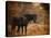Horse and the Haystack-Jai Johnson-Stretched Canvas