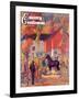 "Horse Auction," Country Gentleman Cover, October 1, 1944-Henry Soulen-Framed Giclee Print