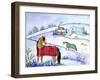 Horse Blanket-Jennifer Zsolt-Framed Giclee Print