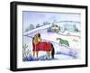 Horse Blanket-Jennifer Zsolt-Framed Giclee Print