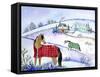 Horse Blanket-Jennifer Zsolt-Framed Stretched Canvas