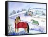 Horse Blanket-Jennifer Zsolt-Framed Stretched Canvas