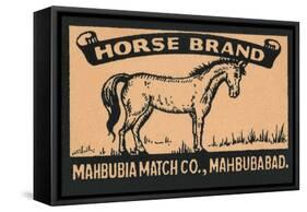 Horse Brand-null-Framed Stretched Canvas