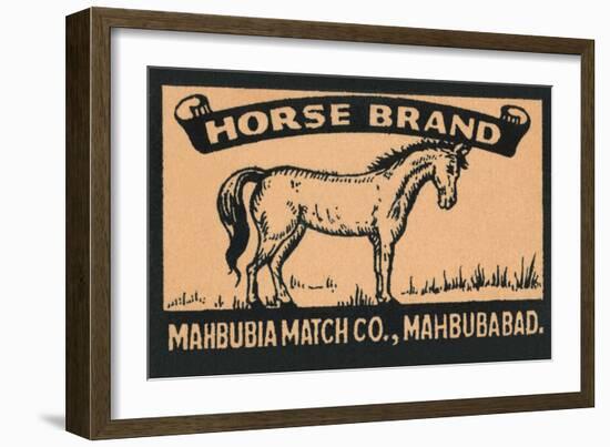 Horse Brand-null-Framed Art Print