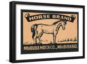 Horse Brand-null-Framed Art Print